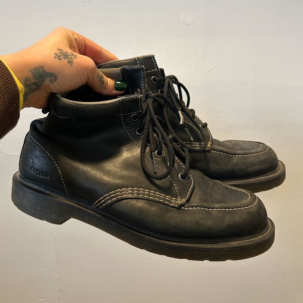 Dr. Martens Damian Boots • Smooth Leather • Vintage • Size 10